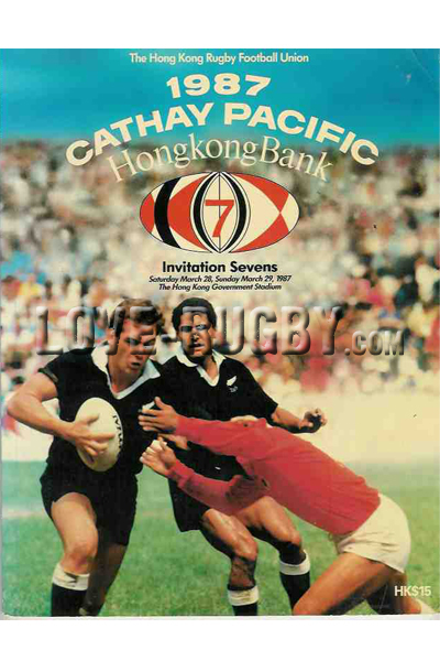 1987-Hong Kong 7s  Rugby Programmes